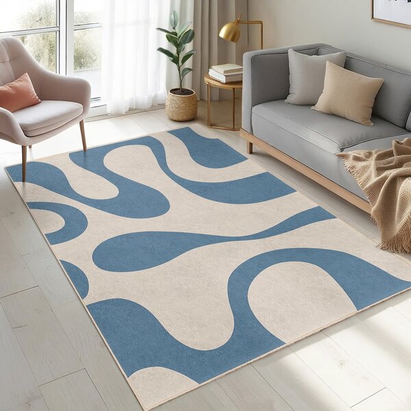 Plavi periv tepih 120x180 cm Blue Latte – Mila Home