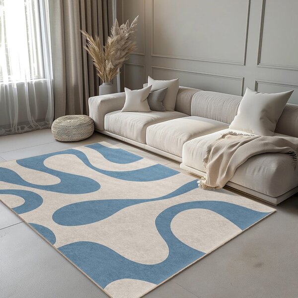 Plavi periv tepih 120x180 cm Blue Latte – Mila Home