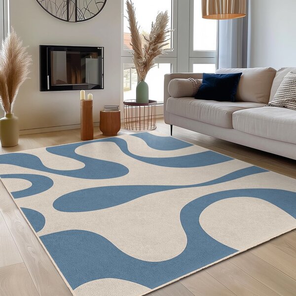 Plavi periv tepih 120x180 cm Blue Latte – Mila Home
