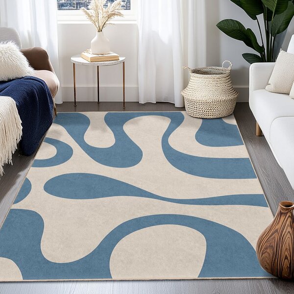 Plavi periv tepih 120x180 cm Blue Latte – Mila Home