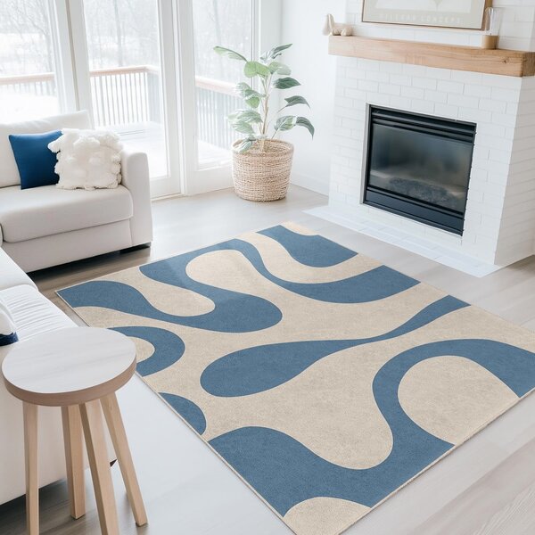 Plava periva staza 80x200 cm Blue Latte – Mila Home