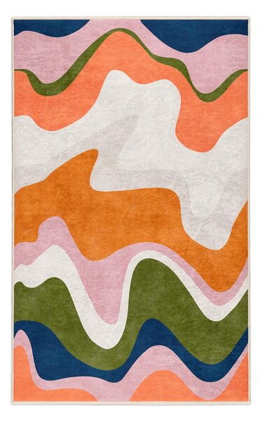 Narančasti periv tepih 160x230 cm Squiggly Orange – Mila Home