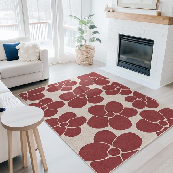 Crvena periva staza 60x230 cm Red Meadow – Mila Home
