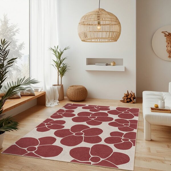 Crvena periva staza 60x230 cm Red Meadow – Mila Home