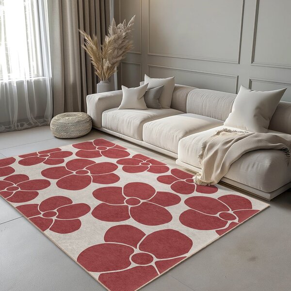 Crvena periva staza 60x230 cm Red Meadow – Mila Home