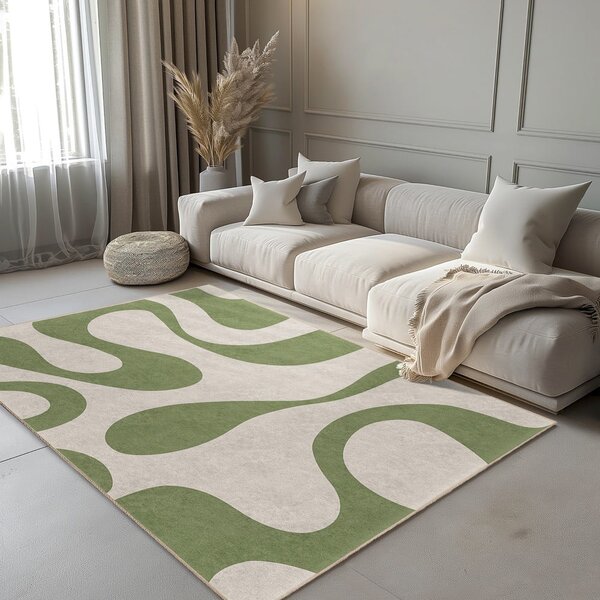 Zelena periva staza 80x200 cm Matcha Latte – Mila Home