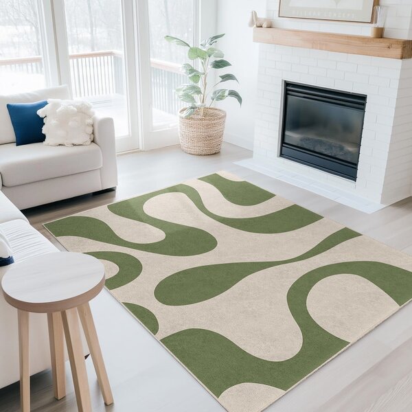 Zelena periva staza 80x200 cm Matcha Latte – Mila Home