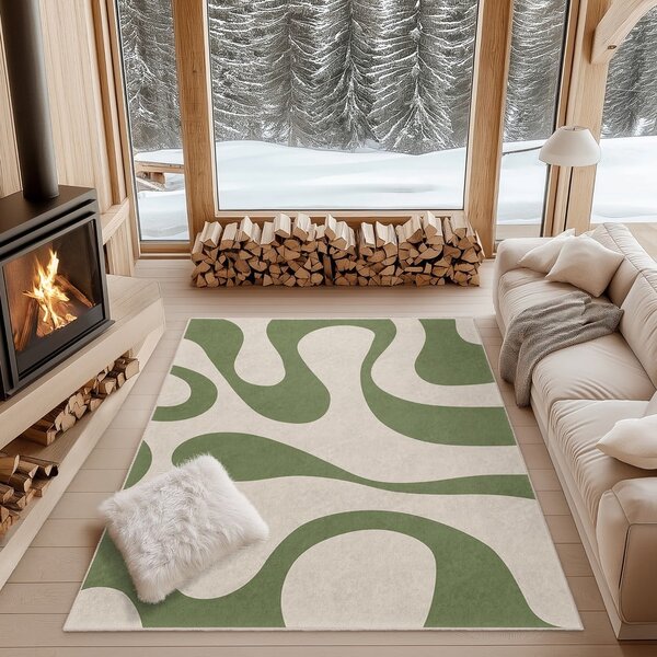 Zelena periva staza 80x200 cm Matcha Latte – Mila Home