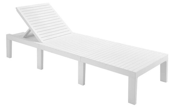 Vrtna ležaljka HAITI s podlogom, 65×195×78cm, bijela I.P.A.E-Progarden