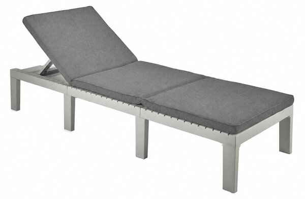 Vrtna ležaljka HAITI s podlogom, 65×195×78cm, bijela I.P.A.E-Progarden