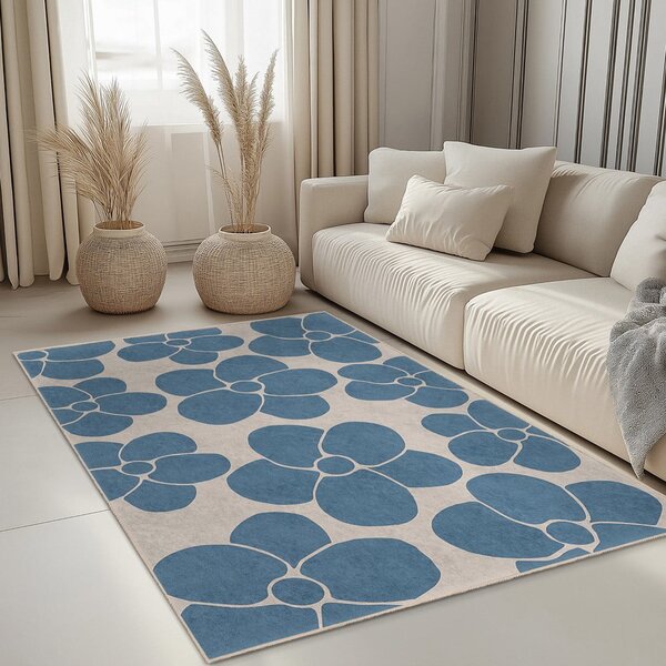 Plava periva staza 60x230 cm Blue Meadow – Mila Home
