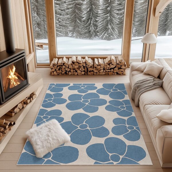 Plava periva staza 60x230 cm Blue Meadow – Mila Home