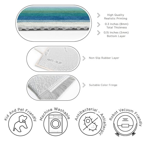 Periv tepih 160x230 cm Summer Rain – Mila Home