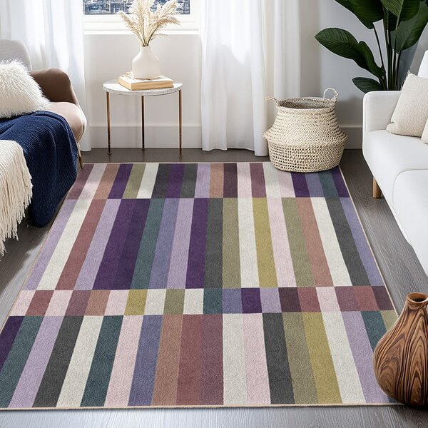 Ljubičasta periva staza 60x230 cm Purple Rain – Mila Home