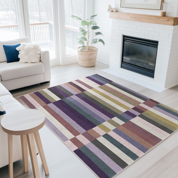 Ljubičasta periva staza 60x230 cm Purple Rain – Mila Home