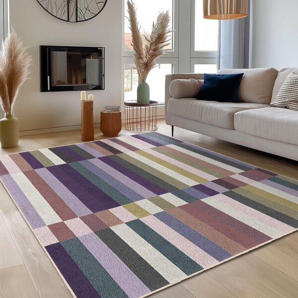Ljubičasta periva staza 60x230 cm Purple Rain – Mila Home