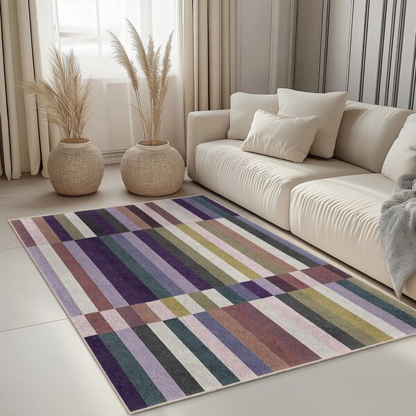 Ljubičasta periva staza 60x230 cm Purple Rain – Mila Home