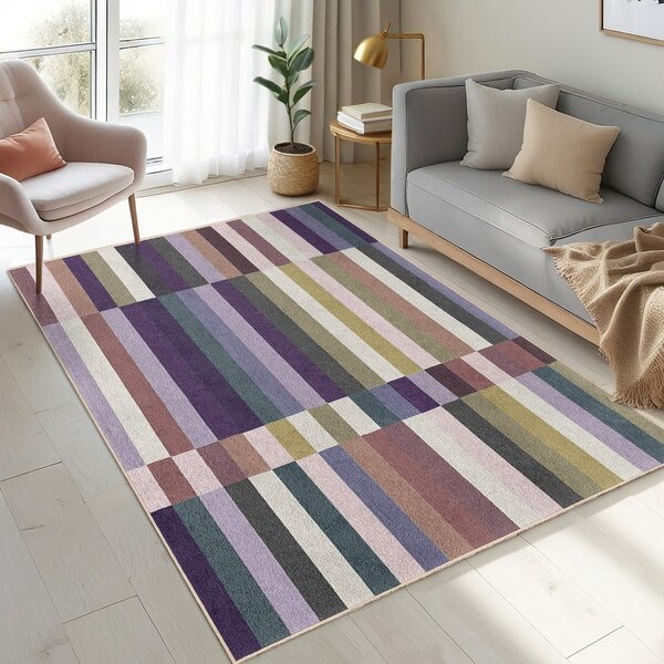Ljubičasta periva staza 60x230 cm Purple Rain – Mila Home
