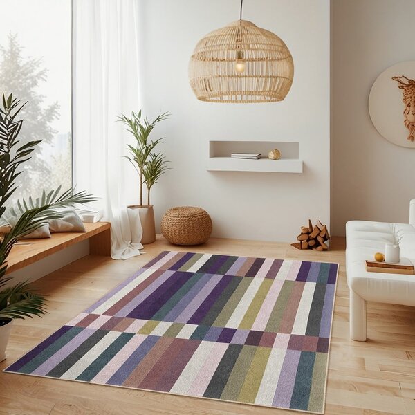 Ljubičasta periva staza 60x230 cm Purple Rain – Mila Home