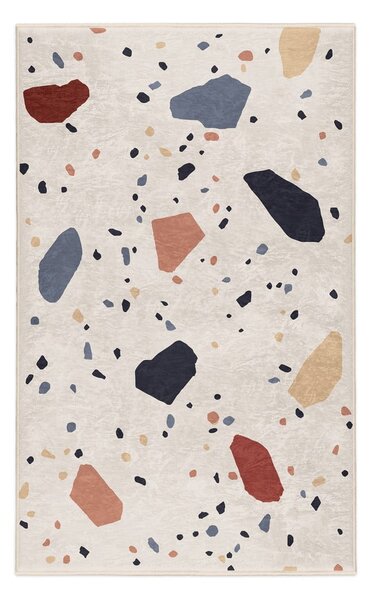 Krem periv tepih 120x180 cm Cracked Terrazzo – Mila Home