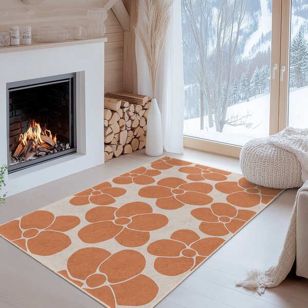 Narančasta periva staza 60x230 cm Orange Meadow – Mila Home