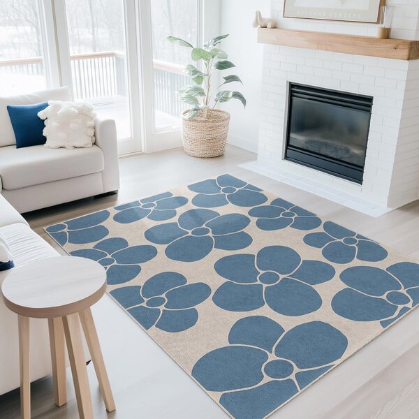 Plava periva staza 60x230 cm Blue Meadow – Mila Home