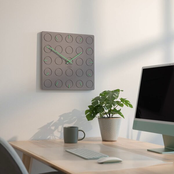 Zidni sat Luxhora Circula Light Grey 11 boja kazaljki