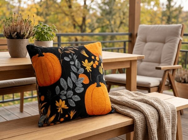 Jastučnica od mikroplyša PUMPKINZA 45x45 cm, šarena