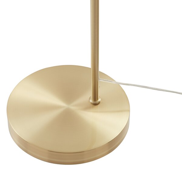 Podne Lampa Lindby, Lennart, Zlato / mjed, Dnevna soba, Metal, Moderan