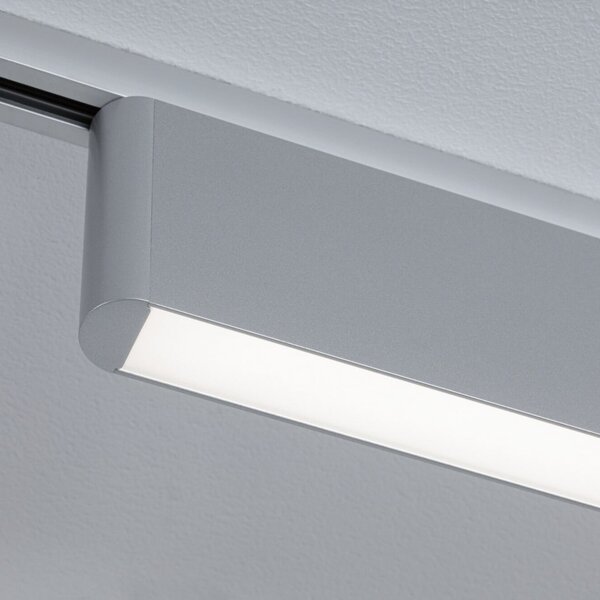 Paulmann URail LED tračni reflektor Ceris, krom, 4.000 K, 37 cm, prigušiva, Metalik, Dnevni boravak/blagovaonica, Aluminij