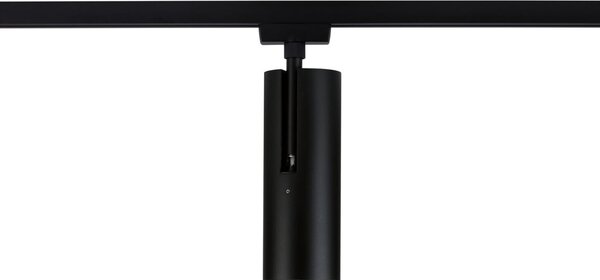 Paulmann URail LED tračni reflektor Theron, crna, 3.000 K, Ø 6 cm, prigušiva, Crno, Dnevni boravak/blagovaonica, Plastika