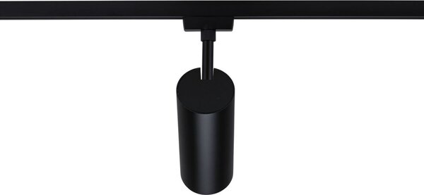 Paulmann URail LED tračni reflektor Theron, crna, 3.000 K, Ø 6 cm, prigušiva, Crno, Dnevni boravak/blagovaonica, Plastika