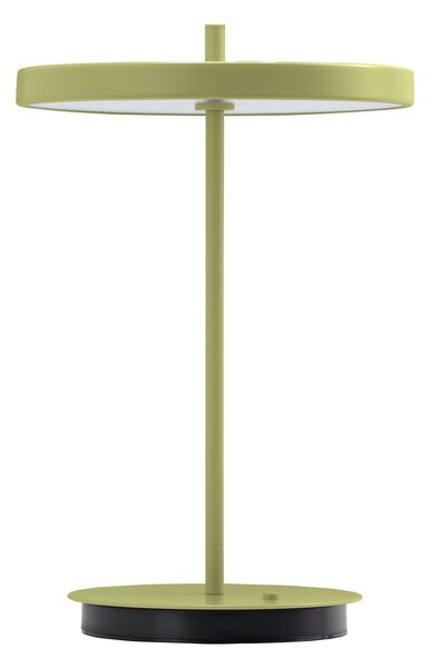 UMAGE LED stolna lampa na baterije Asteria Move maslinasto zelena obična, 31cm, prigušiva, Zelena, Dnevni boravak/blagovaonica, Metal