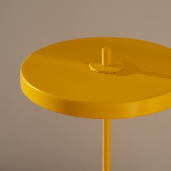 UMAGE LED stolna lampa na baterije Asteria Move sun žuta obična, 31cm, prigušiva, Žuta, Dnevni boravak/blagovaonica, Metal
