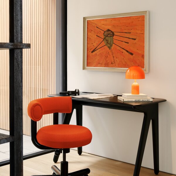 Tom Dixon BELL PRIJENOSNA punjiva stolna lampa, crvena, 28 cm IP44, prigušiva, Crvena, Dnevni boravak/blagovaonica, Plastika