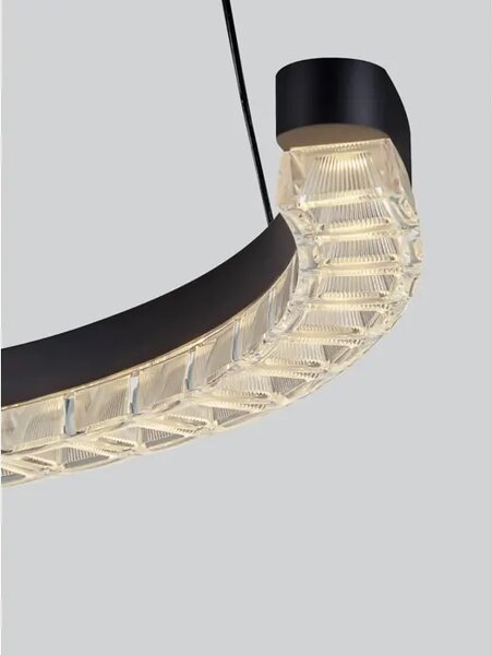 GREAMY LED VISILICA CRNA 21W IP20 3000K TRIAK PRIGUŠLJIVA NL9030950