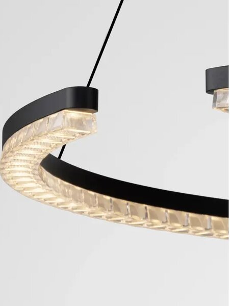 GREAMY LED VISILICA CRNA 43W IP20 3000K TRIAK PRIGUŠLJIVA NL9030956
