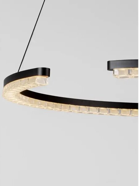 GREAMY LED VISILICA CRNA 30W IP20 3000K TRIAK PRIGUŠLJIVA NL9030954