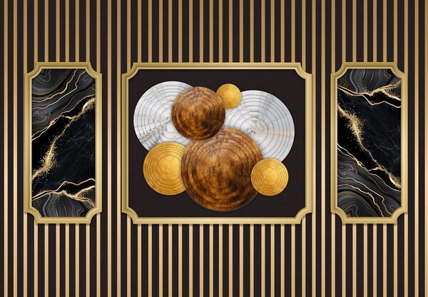 Foto tapeta - Kolaž materijala 2 (147x102 cm)