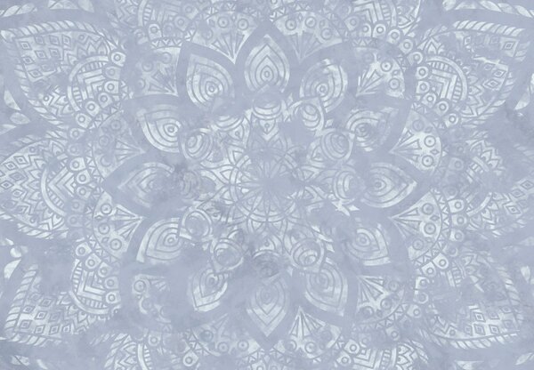 Foto tapeta - Plava mandala (147x102 cm)