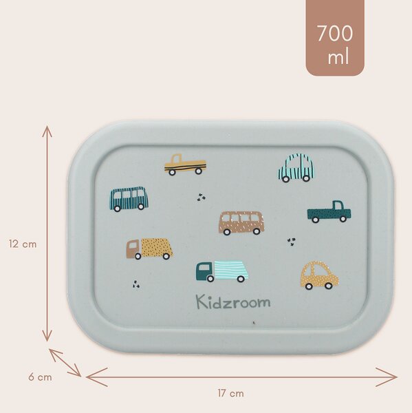 Kidzroom silikonska kutija za užinu Sweet Cuddle 350 ml - zelena