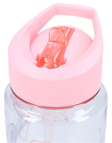 Disney boca za vodu Stitch Drink Up - ružičasta 450 ml sa slamkom