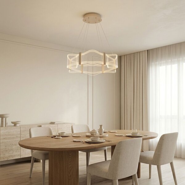 VISEĆA STROPNA LAMPA G151-CP GOLD