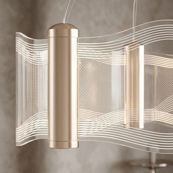 VISEĆA STROPNA LAMPA G151-CP GOLD