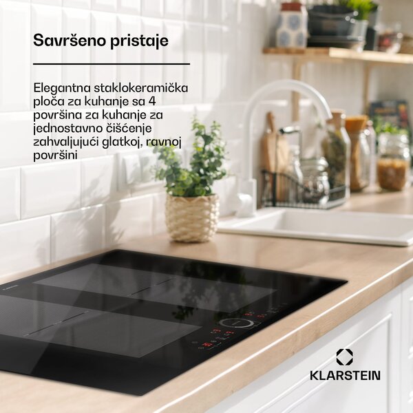 Klarstein Gourmet duo, napa i indukcijska ploča, moćan i moderan
