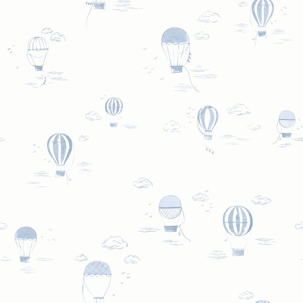 Dječja tapeta Balloons In The Clouds 4 boje