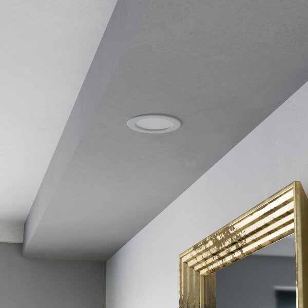 EGLO connect Smart LED ugradbena svjetiljka Fueva 6-Z, bijela, Ø 12 cm, prigušiva, Bijela, Dnevni boravak/blagovaonica, Plastika