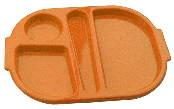 Podijeljeni Pladanj za Obroke, Kopoliester, 280x230mm
