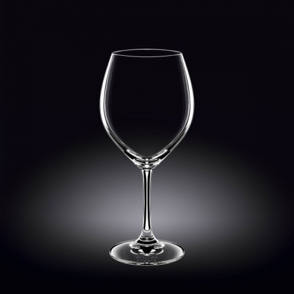 Čaša za vino, kristalno staklo, 620ml, 6 kom