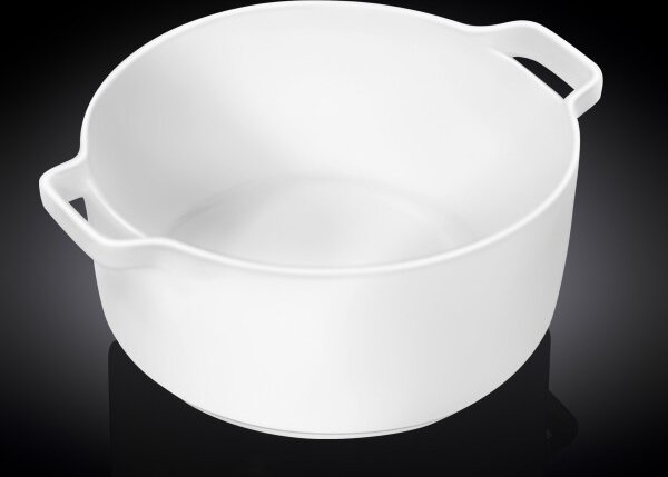 Posuda za pečenje s ručkama, 220ml, Porculan, 120x100x50mm